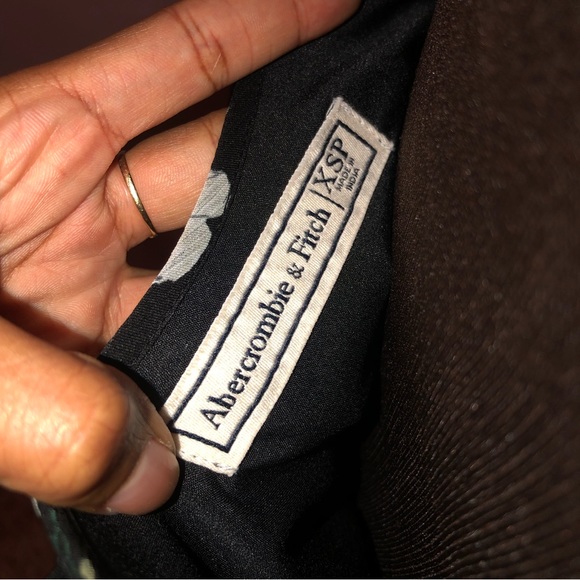 Abercrombie & Fitch Black Floral Dress - Picture 8 of 8